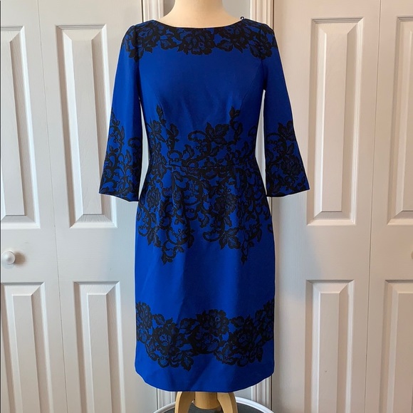 Adrianna Papell Dresses & Skirts - Adrianna Papell blue and black dress
